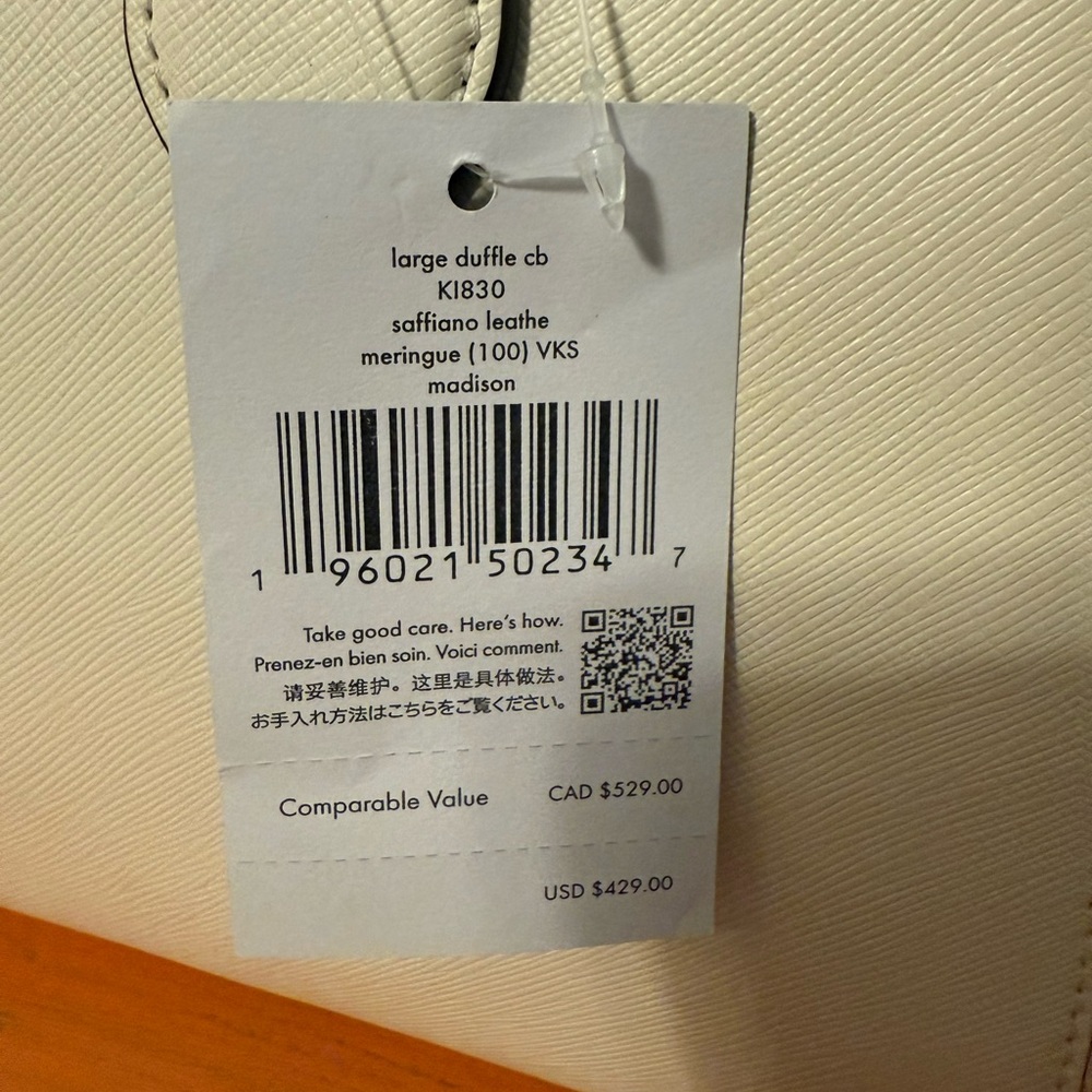 Kate Spade Madison Large Duffle Crossbody NWT - Picture 4 of 11